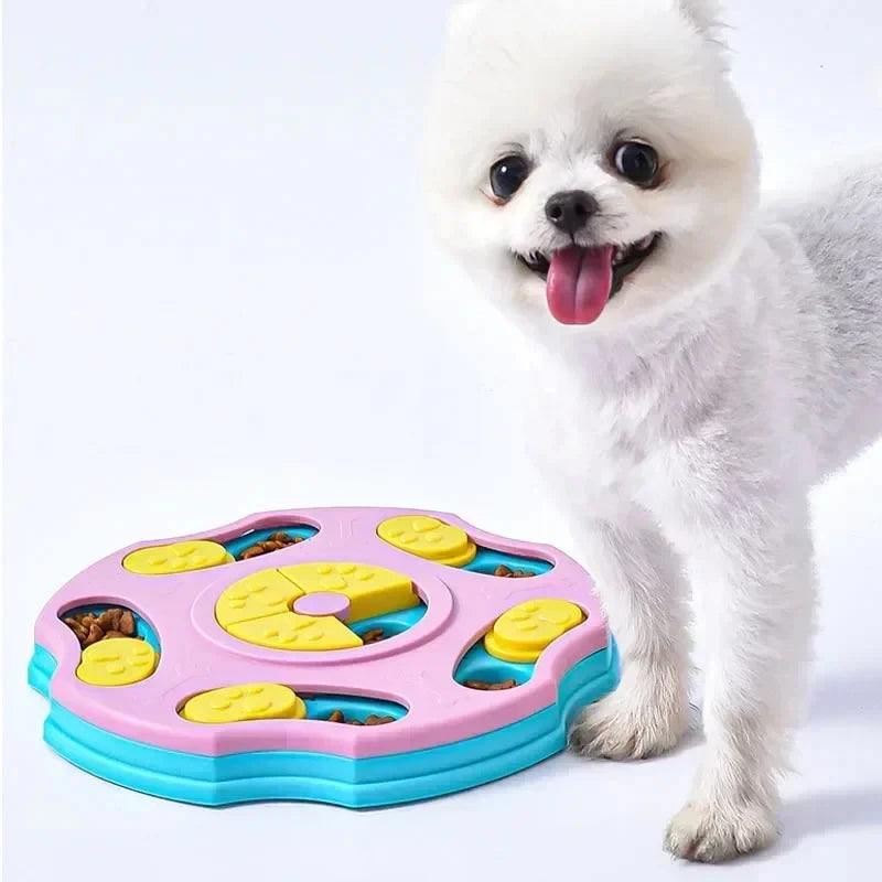 Chewzzle™ ThinkBowl – Interactive Slow Feeder Puzzle Bowl for Dogs & Cats