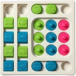 Chewzzle™ PuzzleFeast IQ Toy – Slow Feeder & Food Dispenser Bowl for Dogs and Puppies