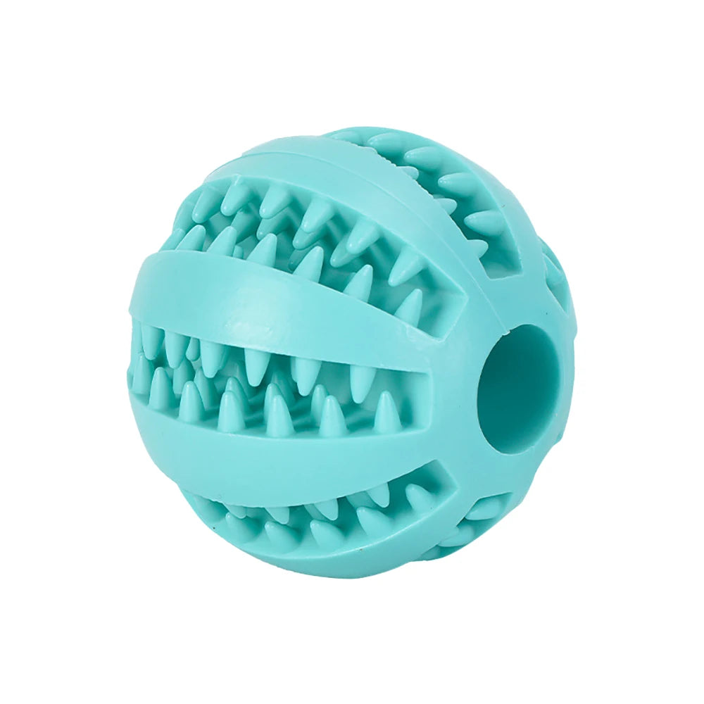 Chewzzle™ TreatBall – Durable Rubber Dog Ball for Chewing, Dental Health & Interactive Feeding