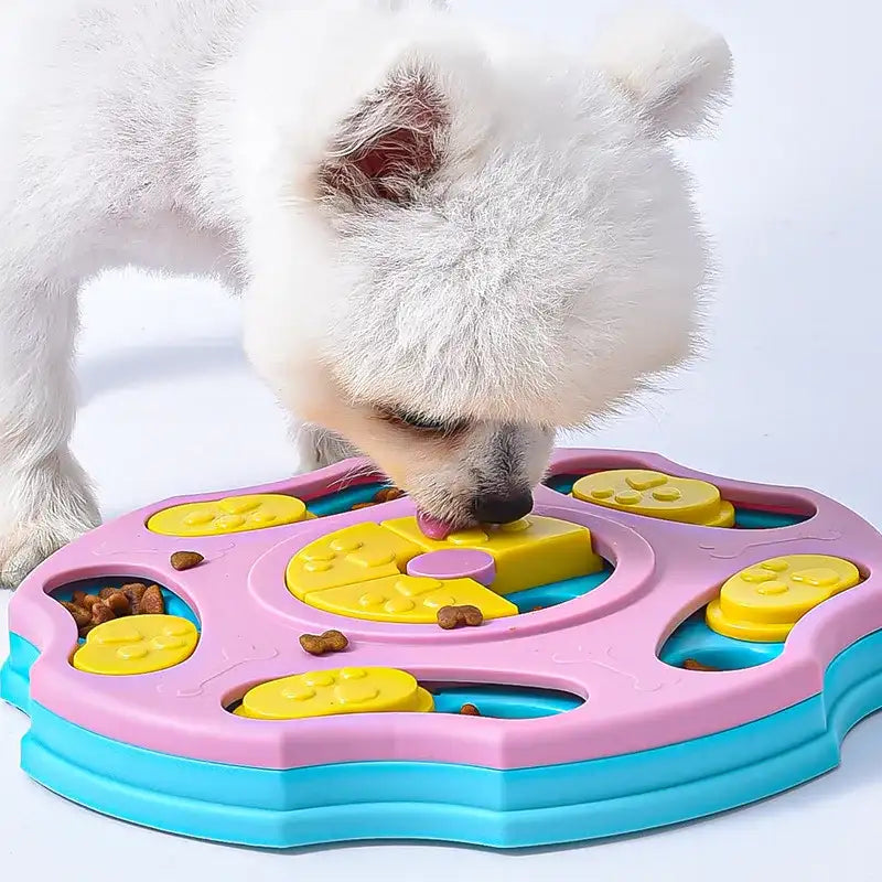 Chewzzle™ ThinkBowl – Interactive Slow Feeder Puzzle Bowl for Dogs & Cats