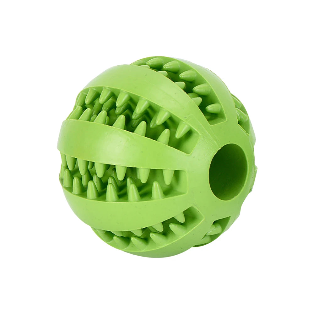 Chewzzle™ TreatBall – Durable Rubber Dog Ball for Chewing, Dental Health & Interactive Feeding