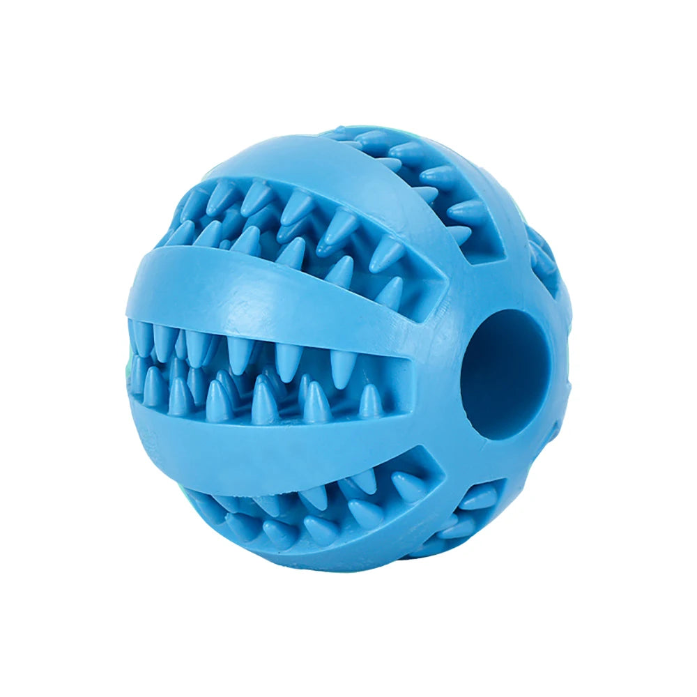 Chewzzle™ TreatBall – Durable Rubber Dog Ball for Chewing, Dental Health & Interactive Feeding