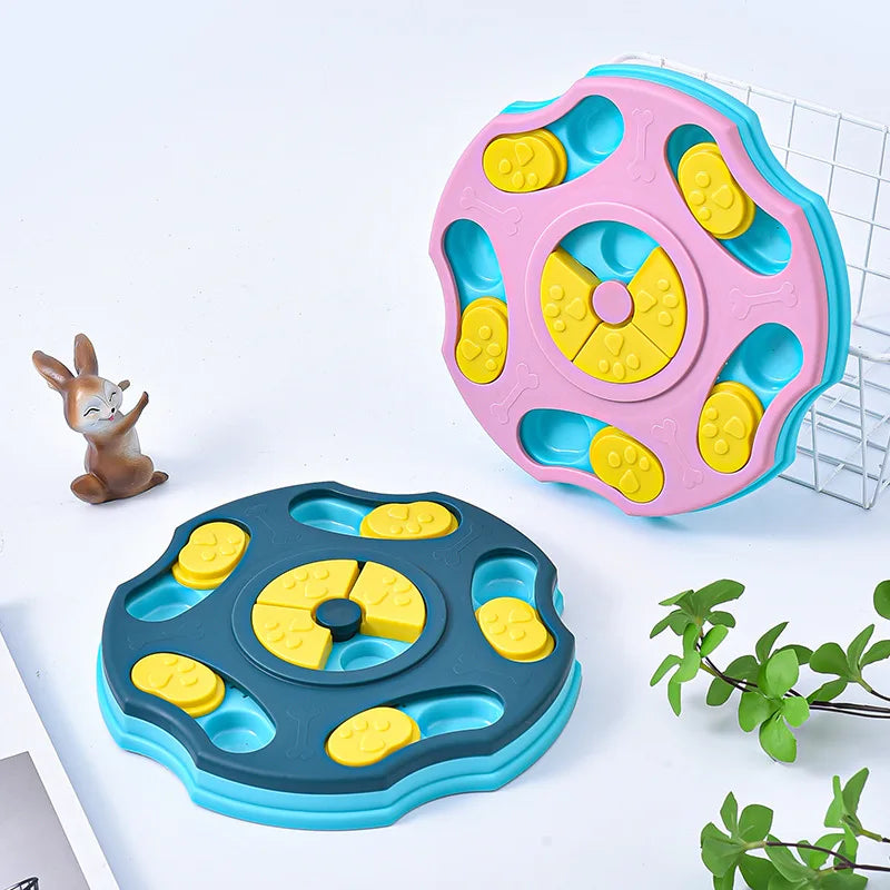 Chewzzle™ ThinkBowl – Interactive Slow Feeder Puzzle Bowl for Dogs & Cats