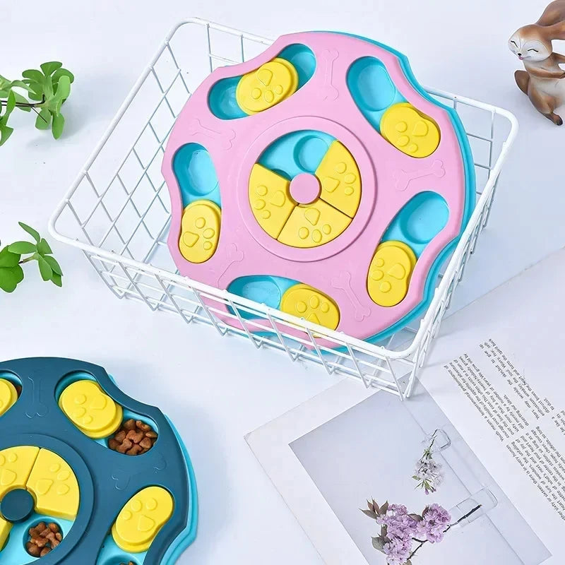 Chewzzle™ ThinkBowl – Interactive Slow Feeder Puzzle Bowl for Dogs & Cats