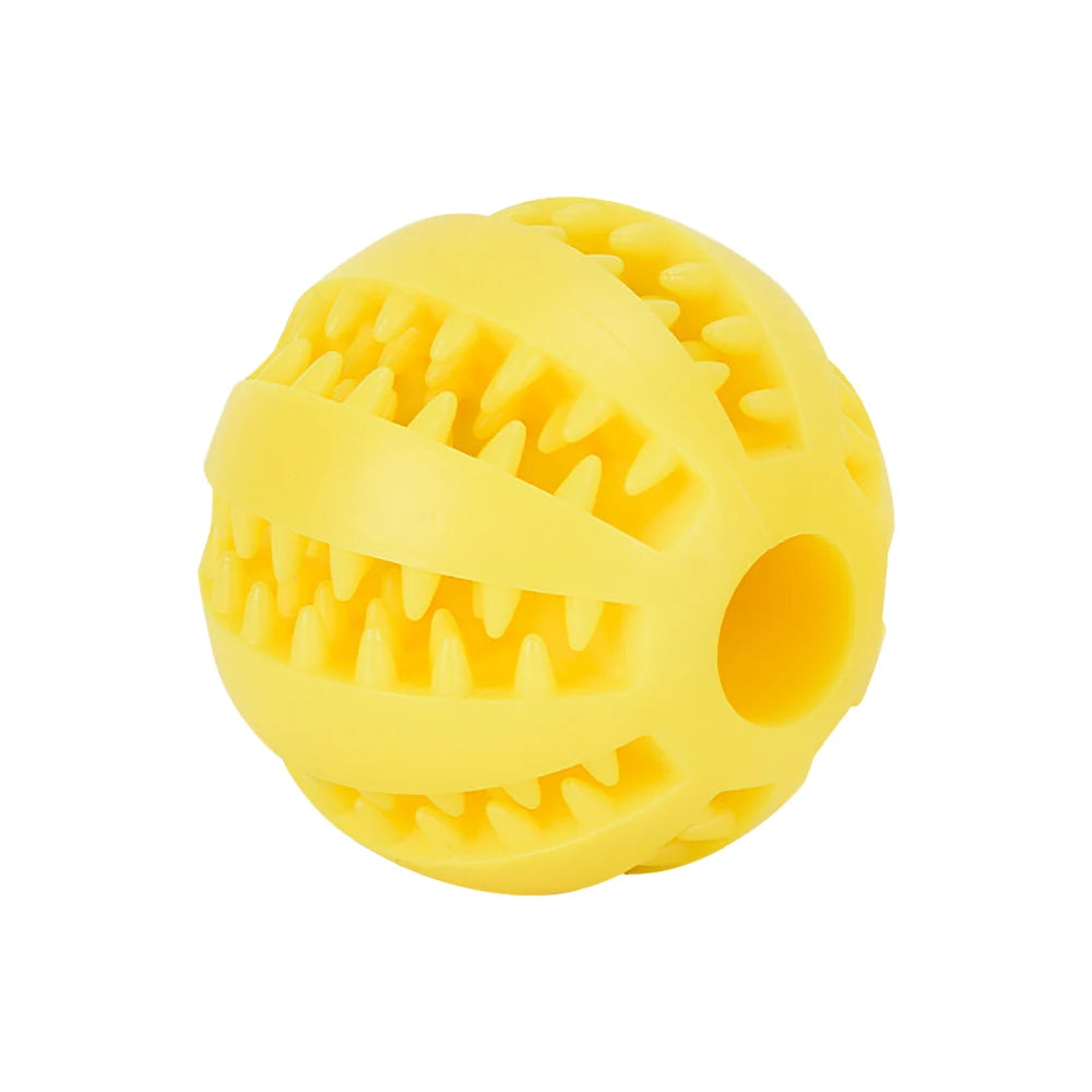 Chewzzle™ TreatBall – Durable Rubber Dog Ball for Chewing, Dental Health & Interactive Feeding