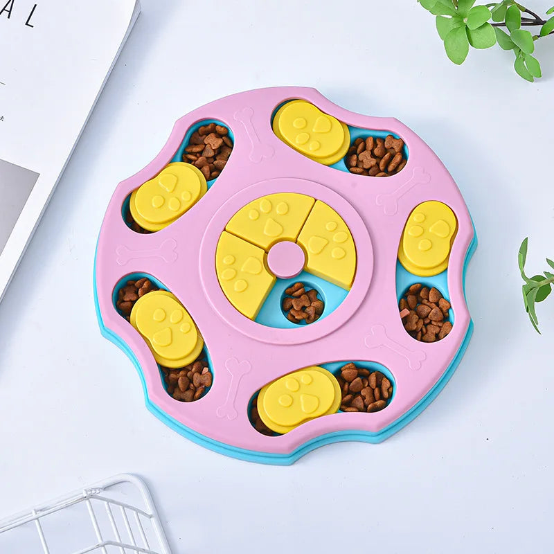 Chewzzle™ ThinkBowl – Interactive Slow Feeder Puzzle Bowl for Dogs & Cats
