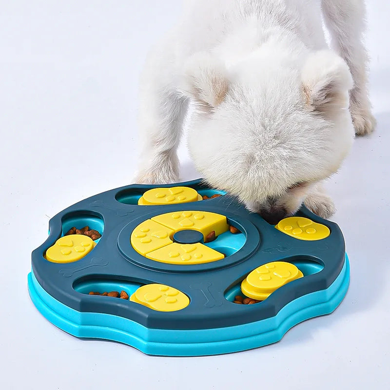 Chewzzle™ ThinkBowl – Interactive Slow Feeder Puzzle Bowl for Dogs & Cats