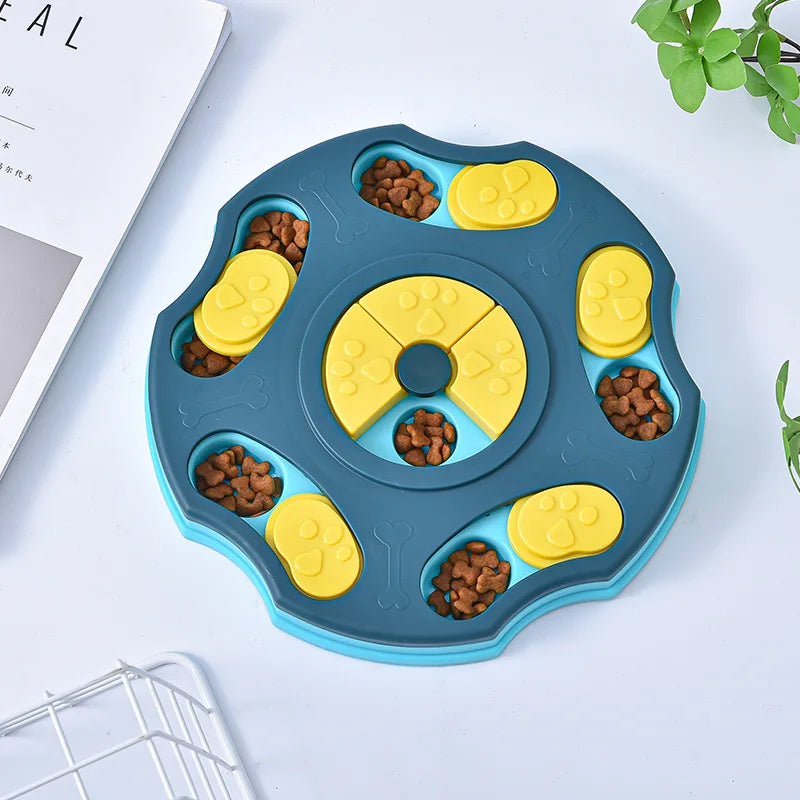 Chewzzle™ ThinkBowl – Interactive Slow Feeder Puzzle Bowl for Dogs & Cats