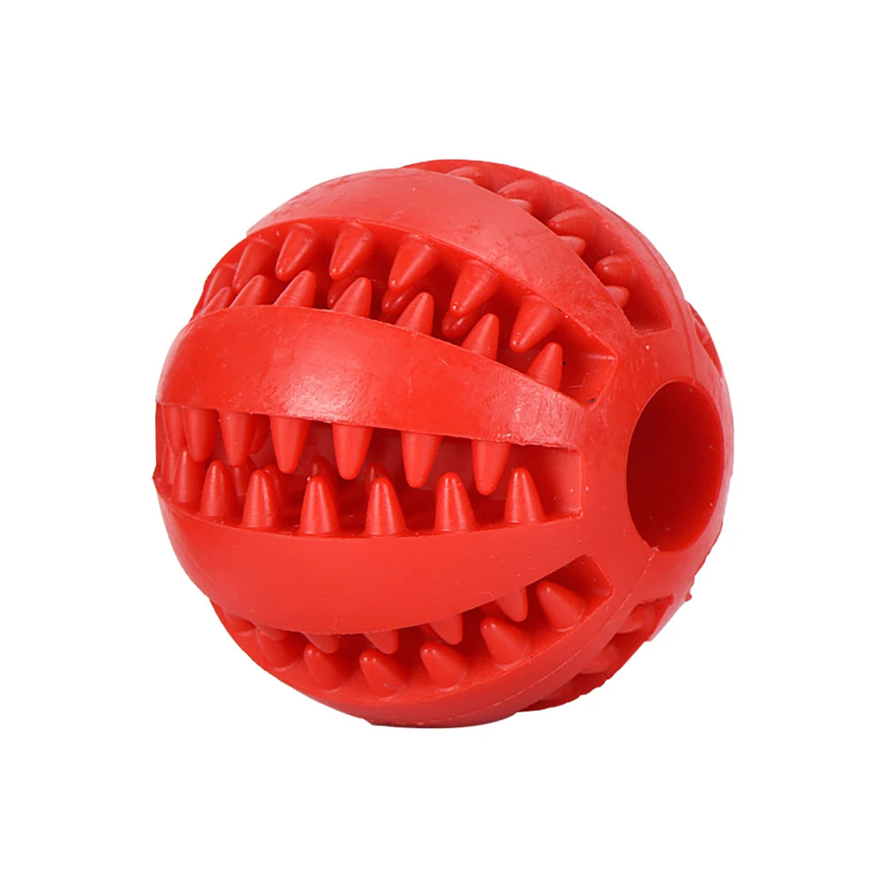 Chewzzle™ TreatBall – Durable Rubber Dog Ball for Chewing, Dental Health & Interactive Feeding