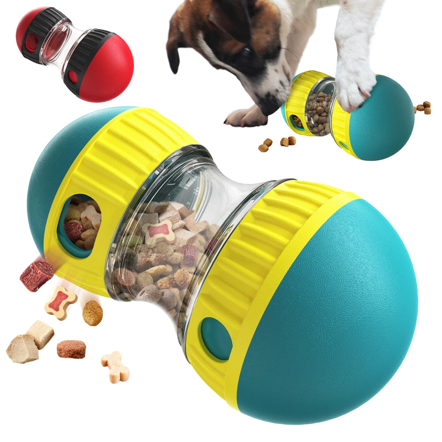 BrainBoost™ Interactive IQ Ball – Treat Dispensing Puzzle Toy for Dogs & Puppies