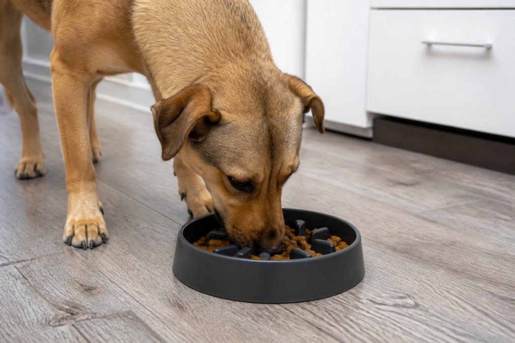 Best Slow Feeder Dog Bowl for Anxious Rescue Dogs