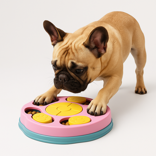 Chewzzle™ ThinkBowl – Interactive Slow Feeder Puzzle Bowl for Dogs & Cats
