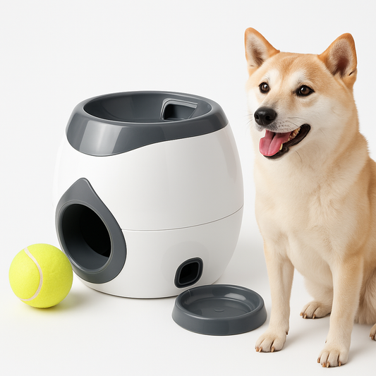 Chewzzle™ Launch & Learn Ball Toy – Interactive Training & Reward Game for Dogs