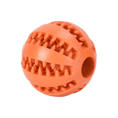Chewzzle™ TreatBall – Durable Rubber Dog Ball for Chewing, Dental Health & Interactive Feeding