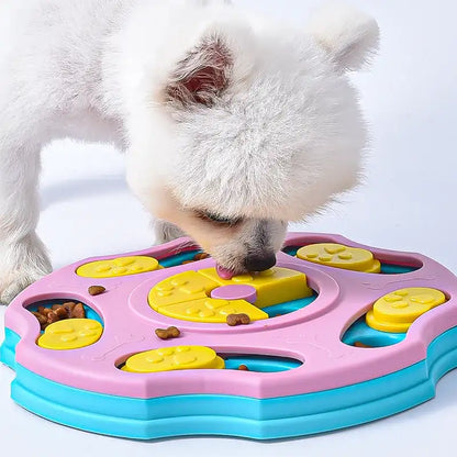 Chewzzle™ ThinkBowl – Interactive Slow Feeder Puzzle Bowl for Dogs & Cats