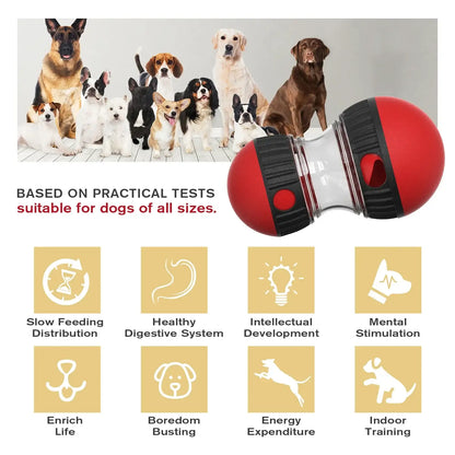 BrainBoost™ Interactive IQ Ball – Treat Dispensing Puzzle Toy for Dogs & Puppies