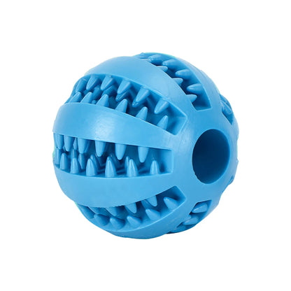 Chewzzle™ TreatBall – Durable Rubber Dog Ball for Chewing, Dental Health & Interactive Feeding