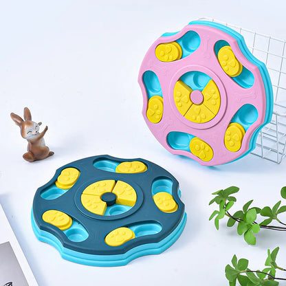 Chewzzle™ ThinkBowl – Interactive Slow Feeder Puzzle Bowl for Dogs & Cats