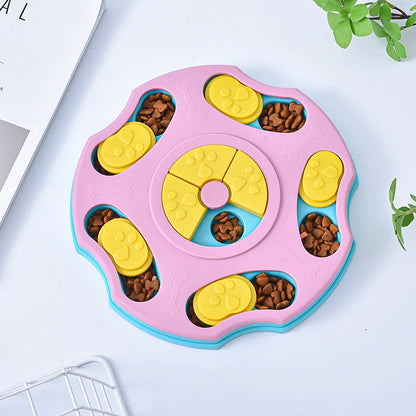 Chewzzle™ ThinkBowl – Interactive Slow Feeder Puzzle Bowl for Dogs & Cats