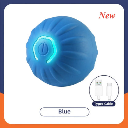 SmartBounce™ Automatic Rolling Dog Ball – USB Rechargeable Interactive Toy for Small & Medium Dogs