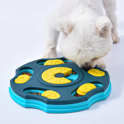 Chewzzle™ ThinkBowl – Interactive Slow Feeder Puzzle Bowl for Dogs & Cats