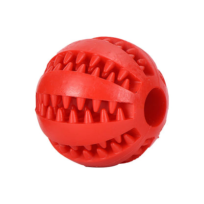 Chewzzle™ TreatBall – Durable Rubber Dog Ball for Chewing, Dental Health & Interactive Feeding